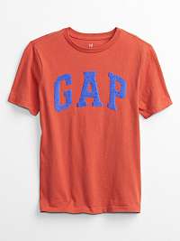 GAP červené detské tričko Logo interact graphic t-shirt