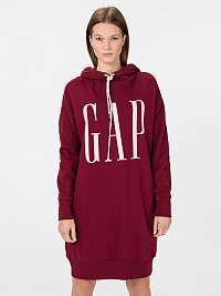 GAP červené voľné šaty s logom
