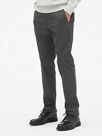 GAP čierne pánske nohavice modern khakis in slim fit with GapFlex