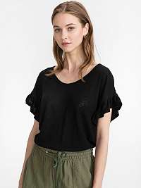 GAP čierne tričko Linen