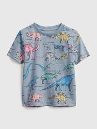 GAP farebné detské tričko s dinosaury