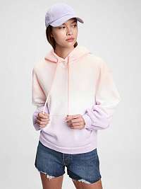 GAP fialové dámska mikina vintage soft balloon sleeve hoodie