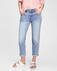 GAP Girlfriend Jeans Modrá