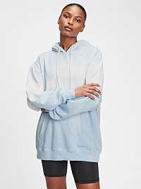 GAP modrá dlhá mikina Vintage Soft Boyfriend