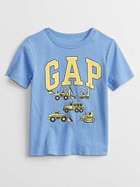 GAP modré chlapčenské tričko Mix and Match