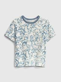 GAP modré detské tričko 100% organic cotton mix and match t-shirt