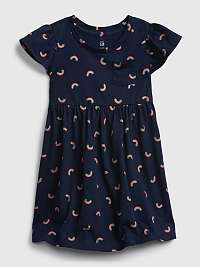 GAP modré dievčenské šaty skater dress