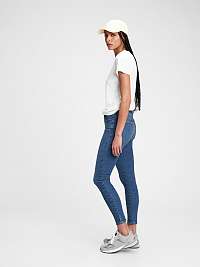 GAP modré džínsy jegging universal mid rise