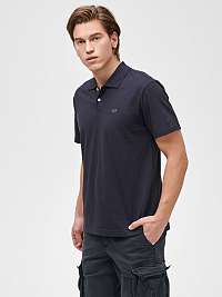 GAP modré pánske polo tričko Logo jersey