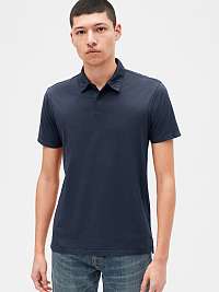GAP modré polo pánske tričko Vintage