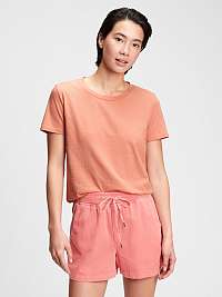 GAP oranžové dámske tričko organic vintage