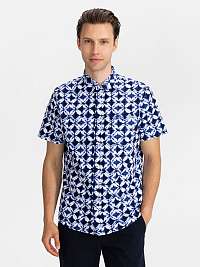 GAP Poplin Košeľa Modrá Biela