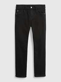 GAP Soft Wear Slim Straight Jeans detské Čierna