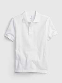 GAP Uni Polo tričko detské Biela