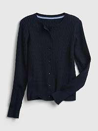 GAP Uniform Cardigan detský Modrá