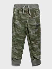 GAP zelené detské tepláky Logo fit tech joggers