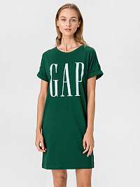 GAP zelené voľné šaty s logom