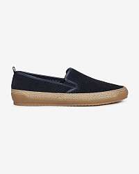 Geox modré kožené pánske espadrilky Mondelo