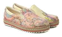 Goby béžové slip on Mandala