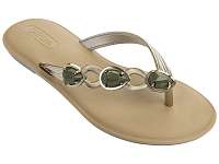 Grendha béžové žabky Descolada Fem Beige -