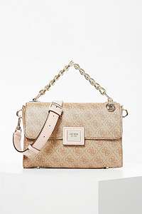 Guess béžové crossbody Candace All-Over Logo