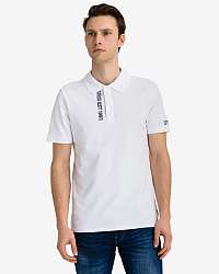 Guess biele pánske polo tričko Lyle