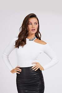 Guess biele sveter Cut-Out Sleeves
