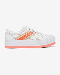 Guess biele tenisky Barona