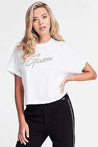 Guess biele tričko T-shirt With Jewel