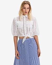 Guess biely crop top Phoebe