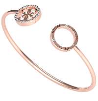 Guess bronzové náramok Equilibre Rose Gold