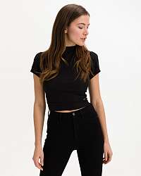 Guess čierne crop dámsky top Holly