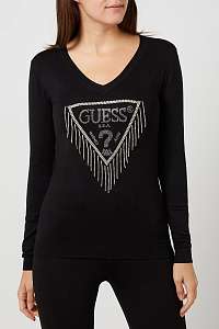 Guess čierne sveter s logom