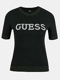 Guess čierne tričko Guess Clarisse