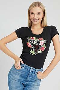 Guess čierne tričko Rebeca Tee