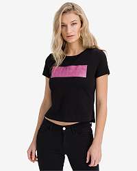 Guess čierny crop top Adria