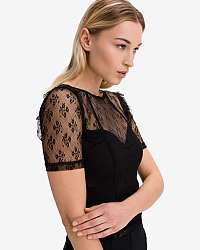 Guess čierny crop top Erwana