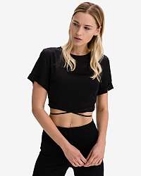 Guess čierny crop top Starling