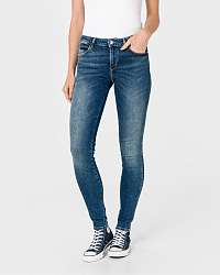 Guess Curve X Jeans Modrá
