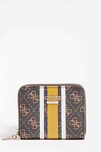 Guess hnedé Jesen 4G Logo Mini Wallet