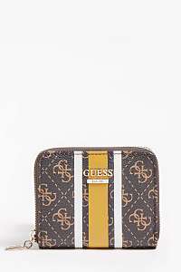Guess hnedé malá peňaženka Jensen 4G Logo Wallet