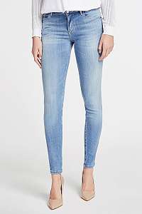 Guess modré džínsy Skinny Fit Denim