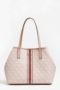 Guess púdrová kabelka Vikky 4G All Over Shopper