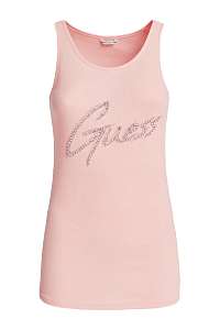 Guess púdrové tielko Front Logo Tank Top