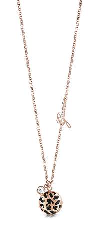 Guess rose gold náhrdelník Curve X