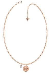 Guess rose gold náhrdelník Guess L.A.
