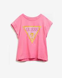 Guess ružové detské tričko