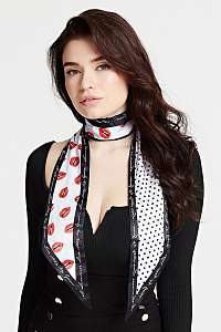 Guess šatka Print Satin