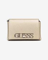 Guess zlatá crossbody kabelka Uptown Chic Mini