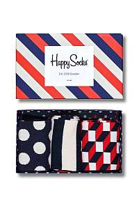 Happy Socks darčekový ponožiek Classic Stripe Gift Box